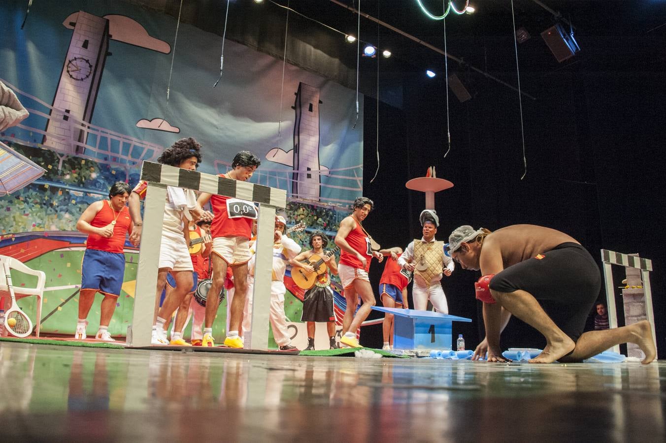 Los Camballotas en preliminares del Carnaval 2016