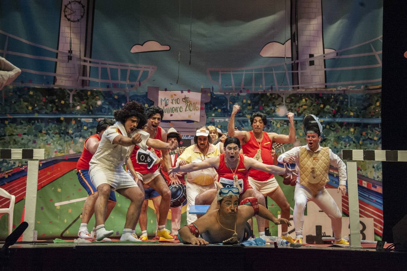 Los Camballotas en preliminares del Carnaval 2016