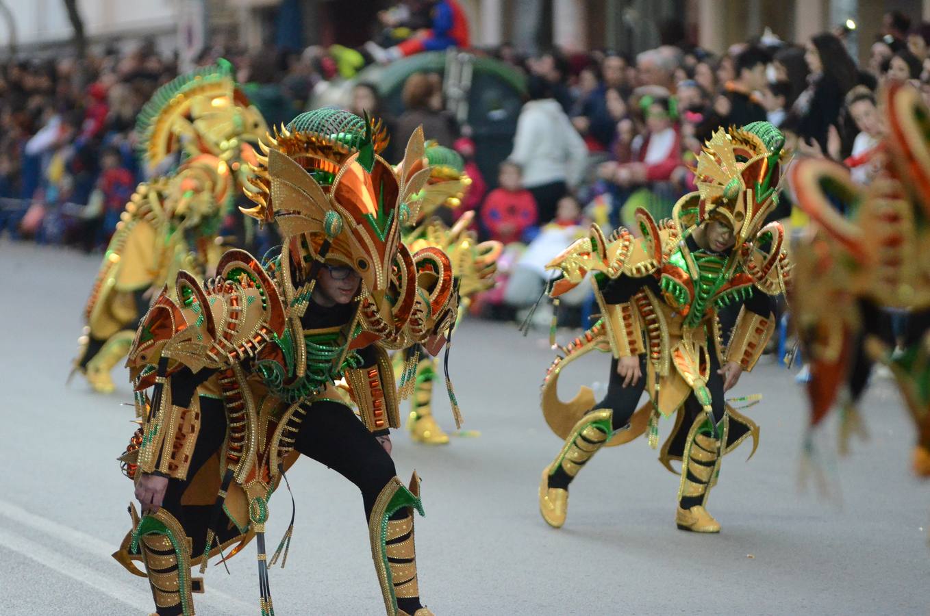 Fantasía en el desfile infantil