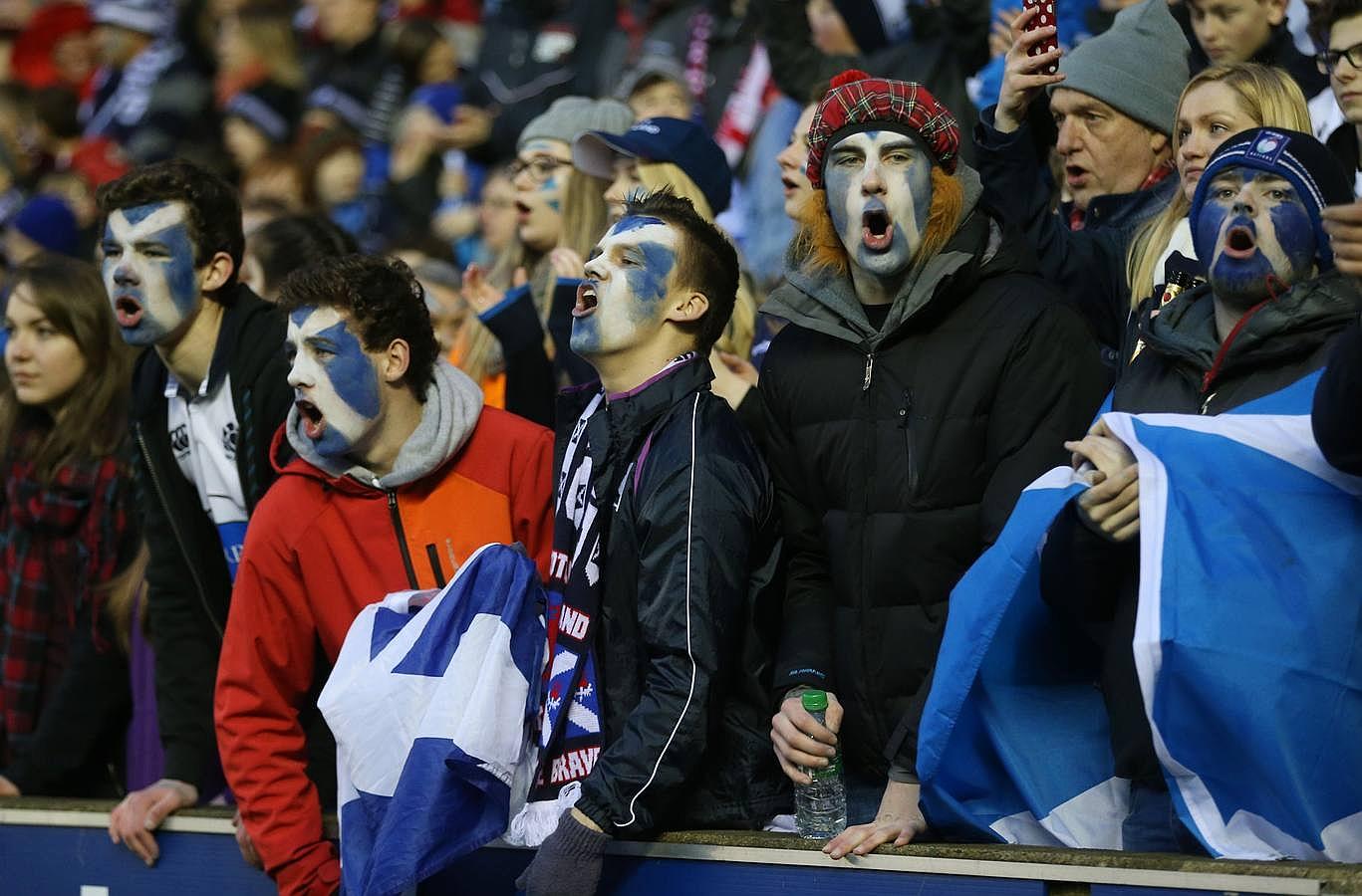 Las mejores imágenes del Escocia-Inglaterra