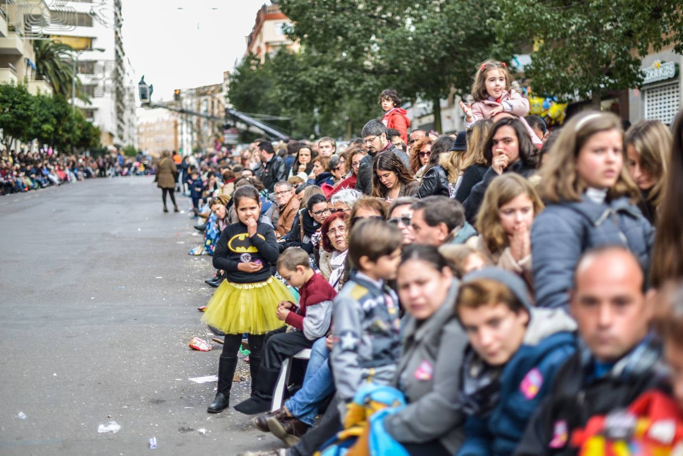 Ambiente en el desfile de comparsas de Badajoz 2016