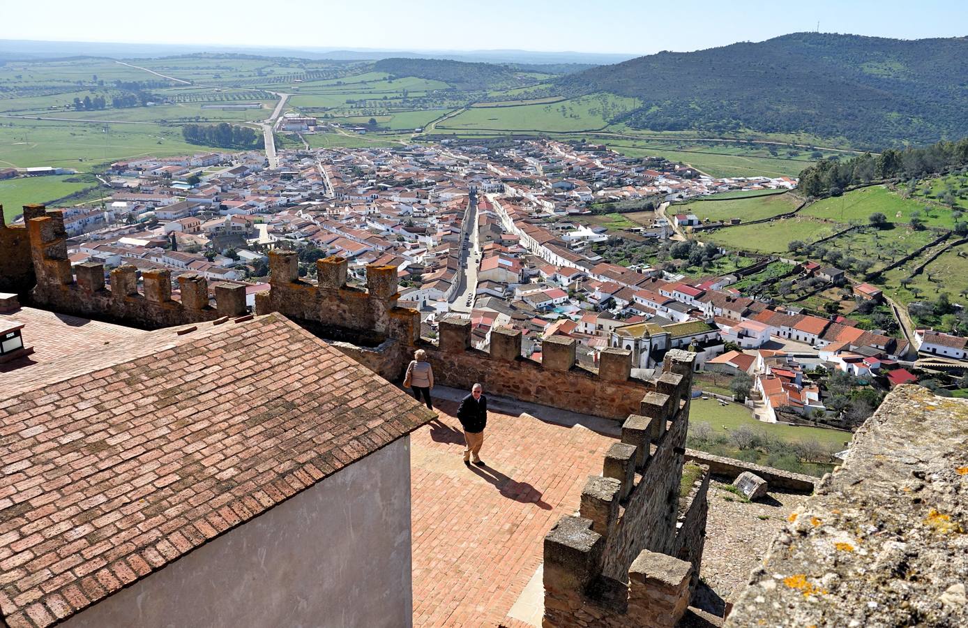 Alconchel, a los pies del castillo de Miraflores