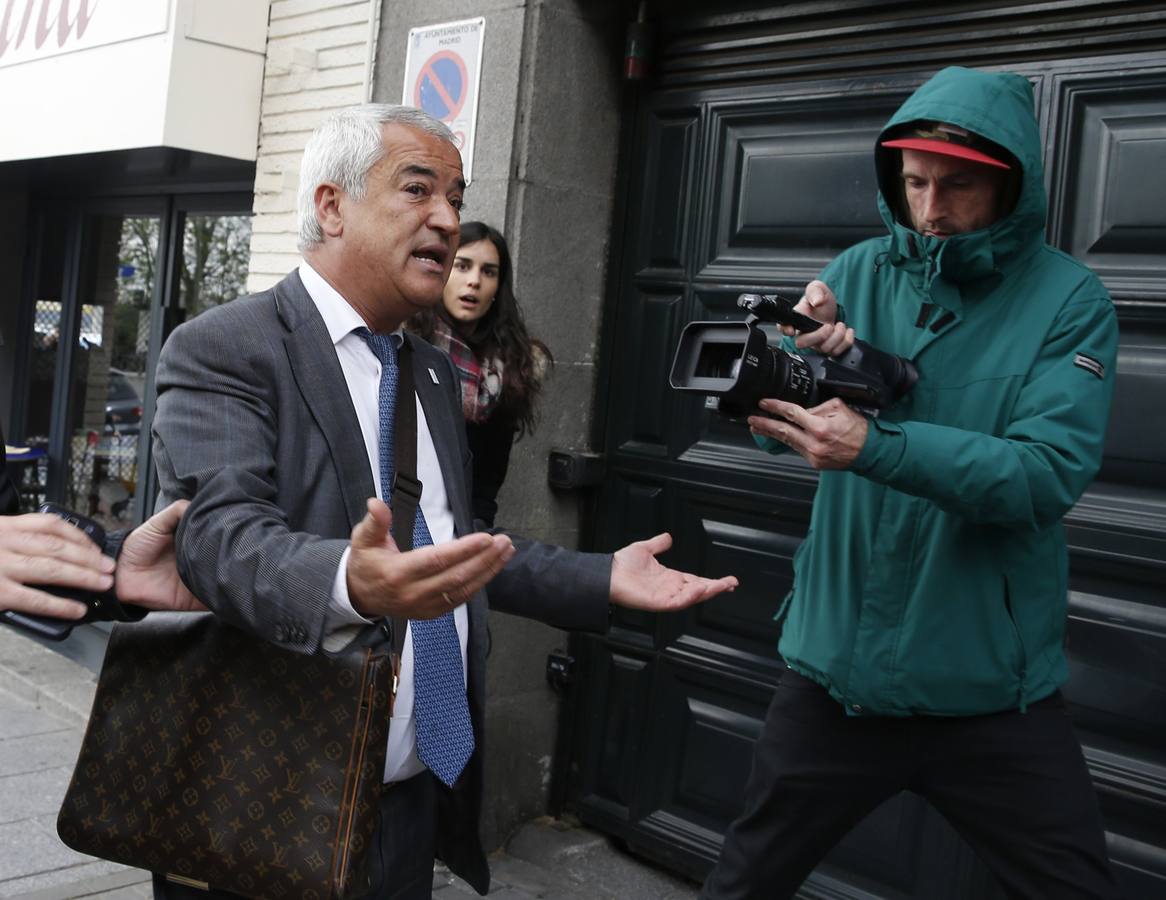 Martes, 19 de abril: El presidente de Ausbanc, Luis Pineda fue detenido por su presunta implicación en una supuesta trama de extorsión a bancos. Fotografía: Agencias