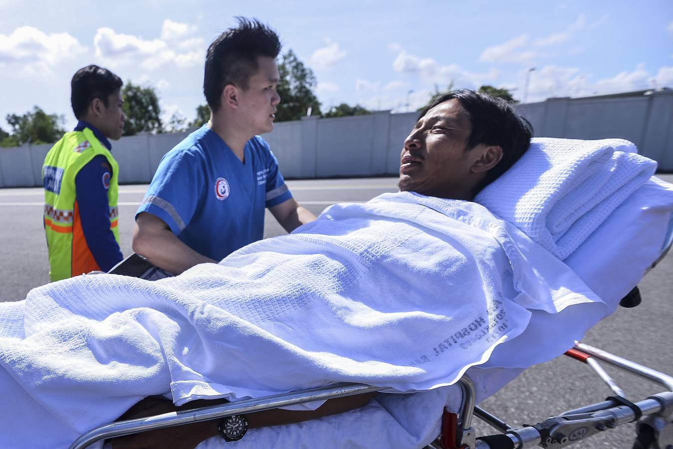 Los españoles rescatados en Malasia ya se encuentran en tierra firme