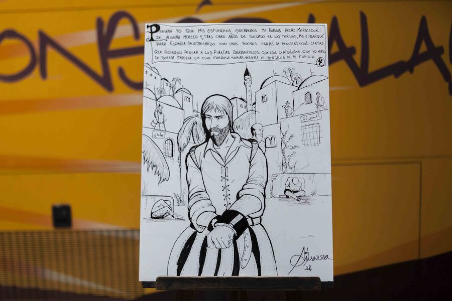 Elaboración de un cómic en Cánovas sobre la vida de Cervantes