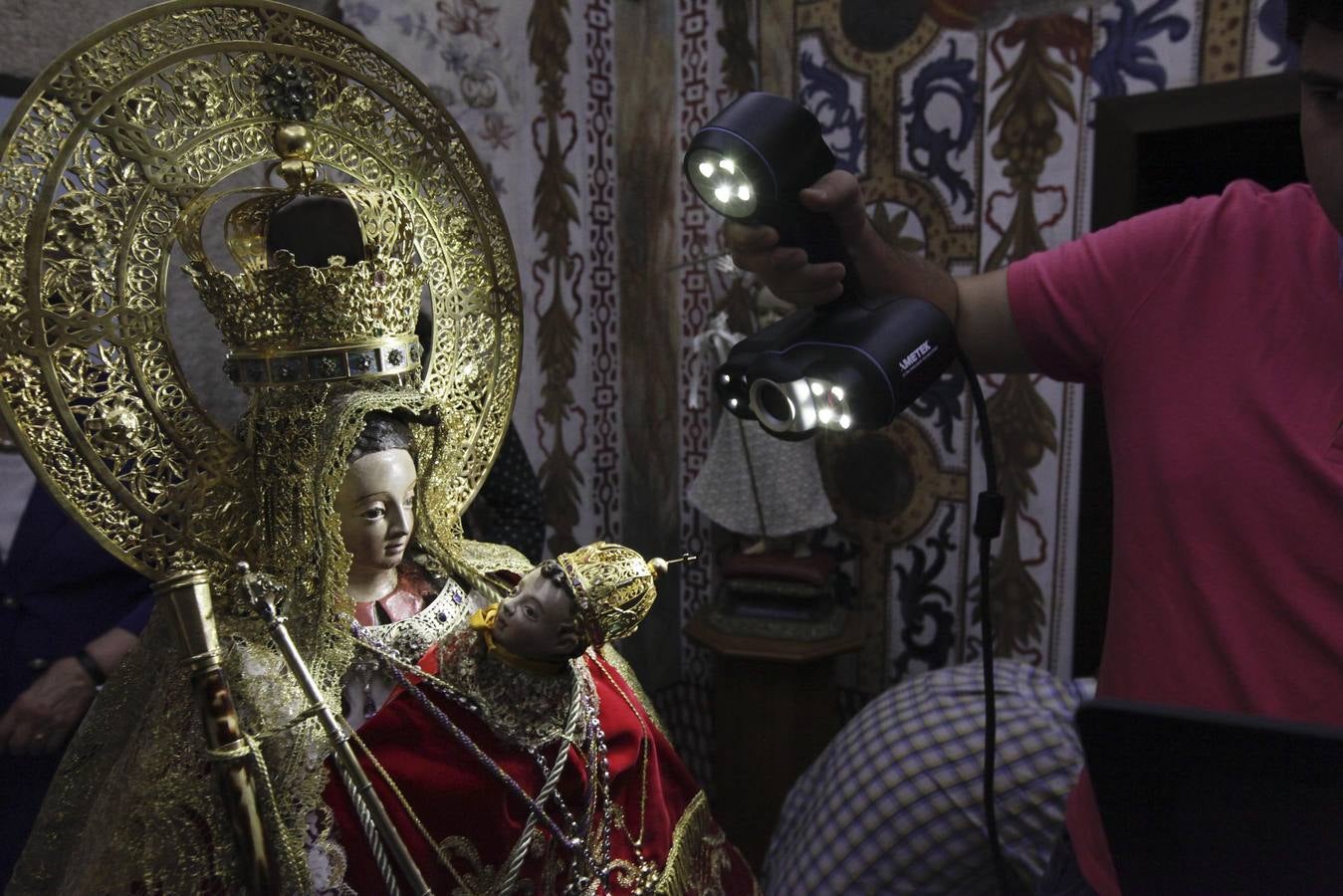 La Virgen de la Montaña escaneada en 3D