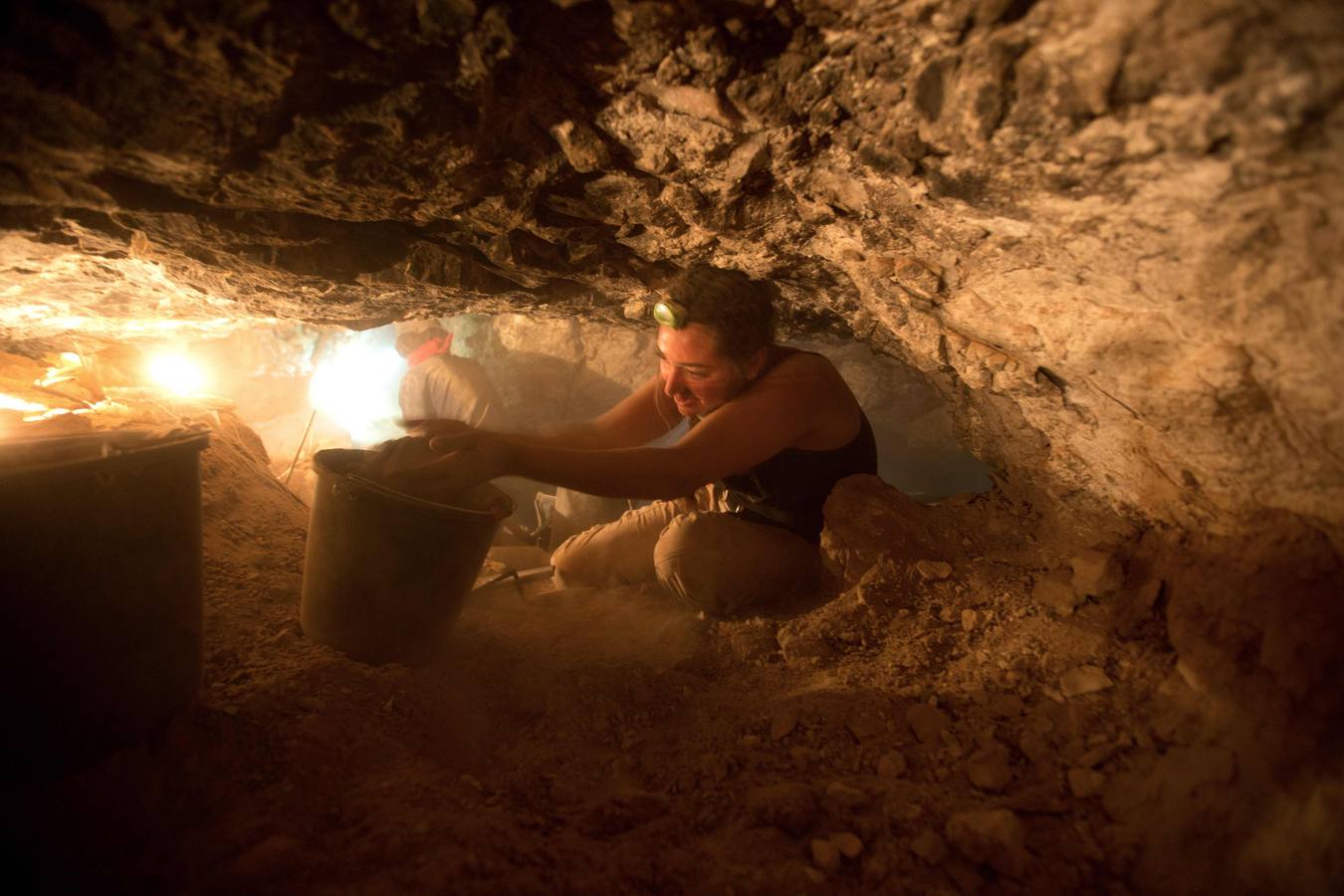 Excavaciones en el Cañón Tzeelim