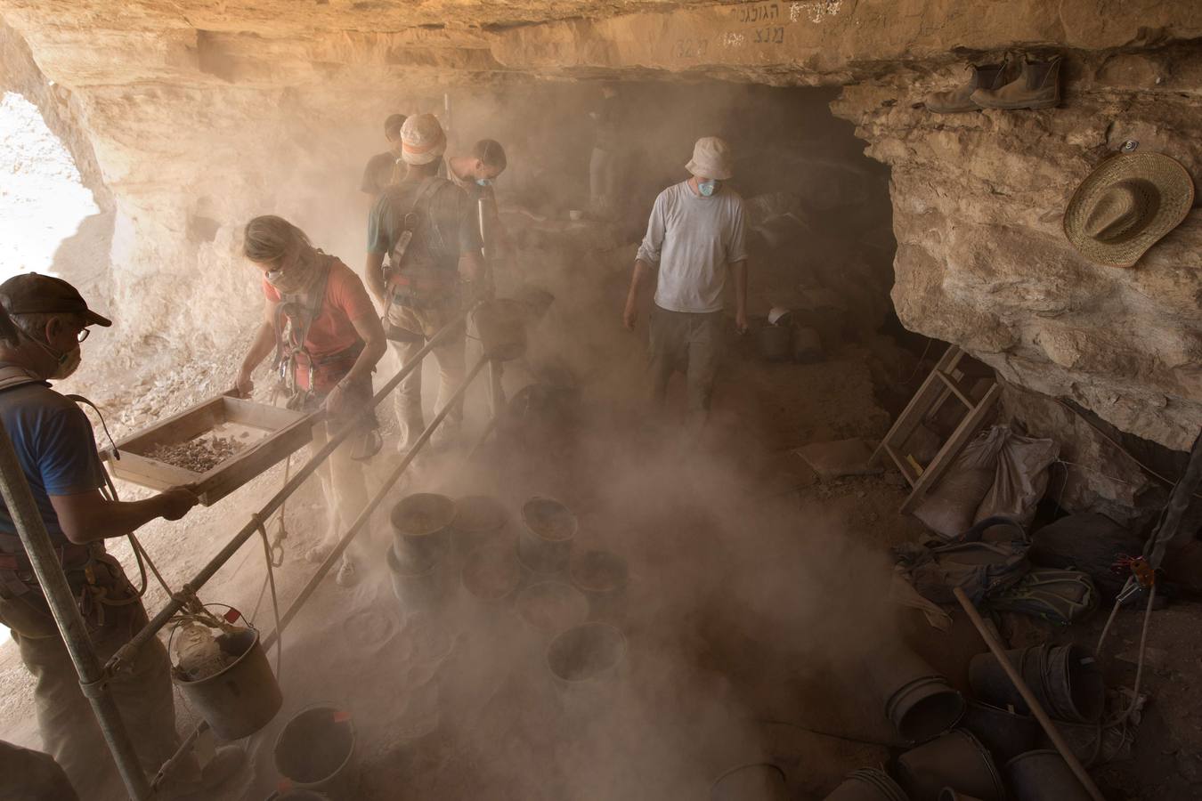 Excavaciones en el Cañón Tzeelim