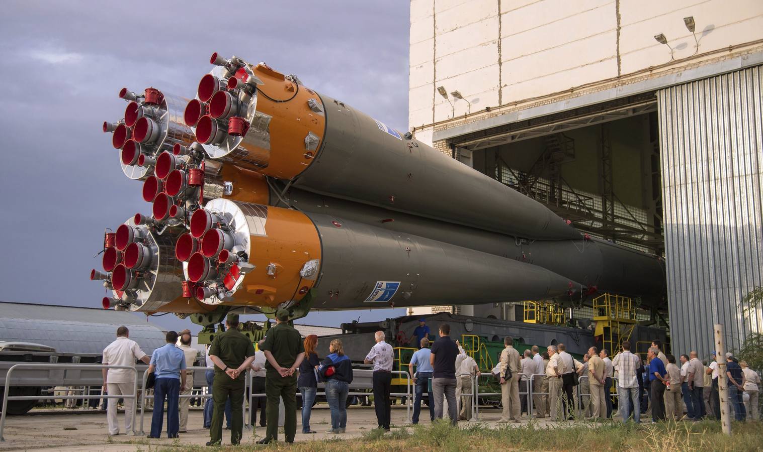 Preparativos para el lanzamiento de la SOYUZ MS-01