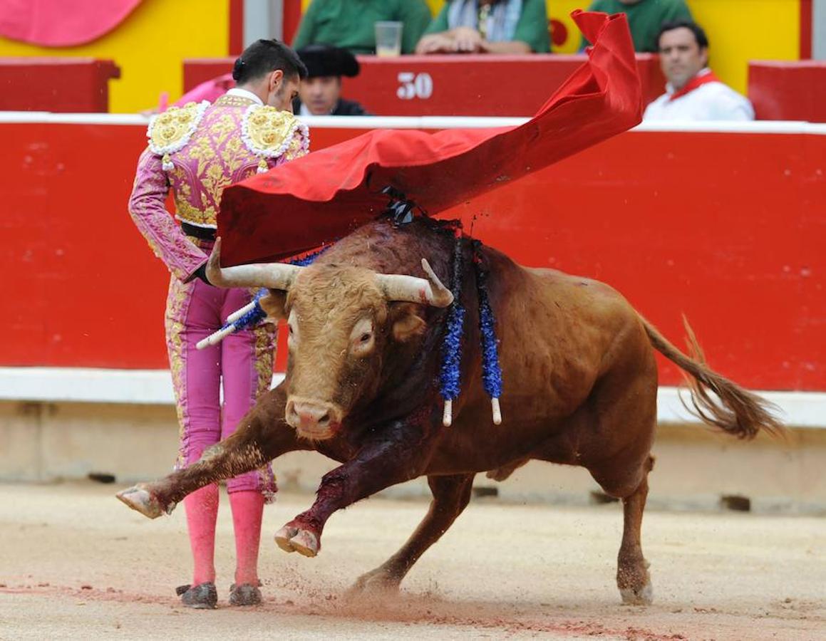 Espléndido Talavante en la 7ª de San Fermín