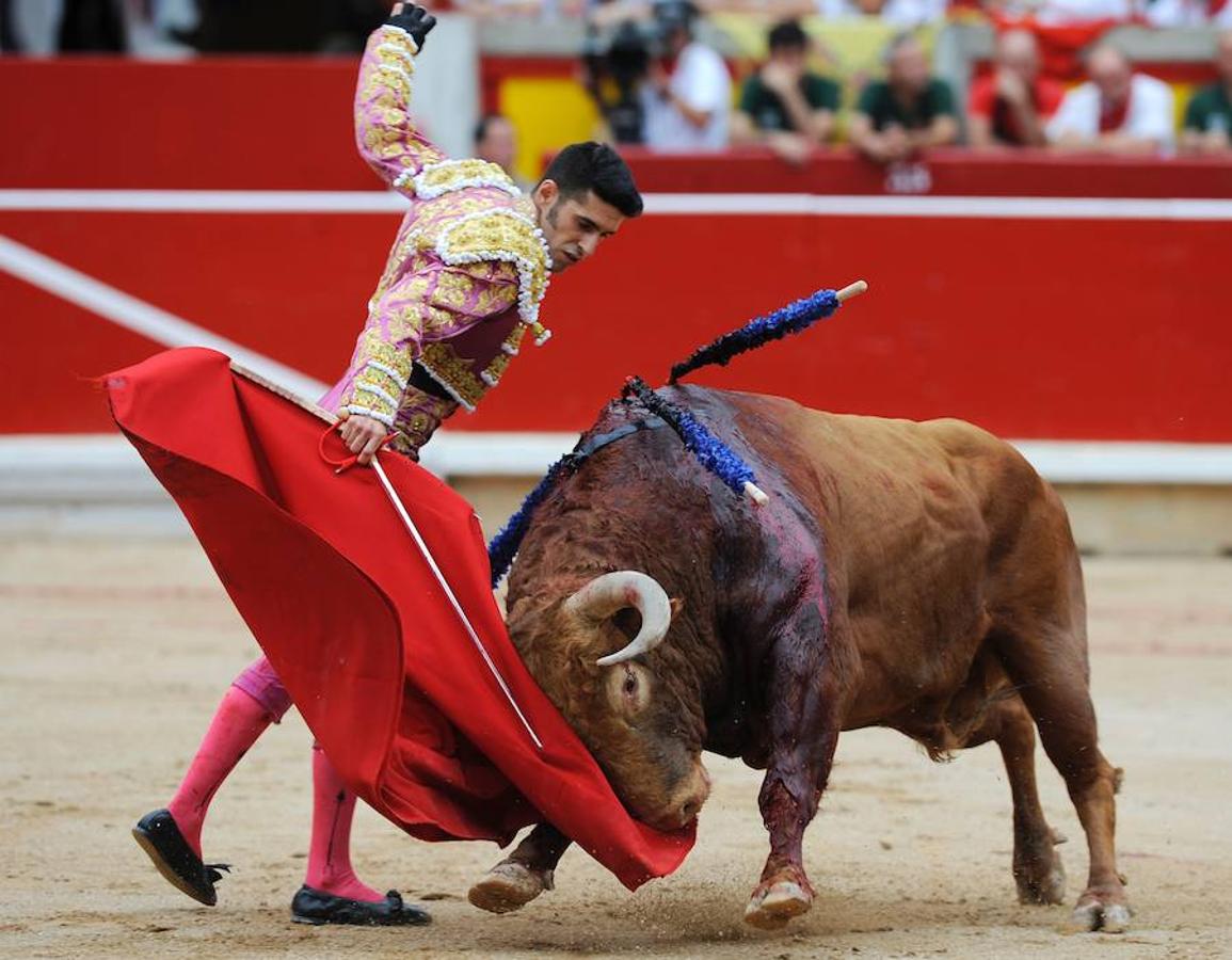 Espléndido Talavante en la 7ª de San Fermín