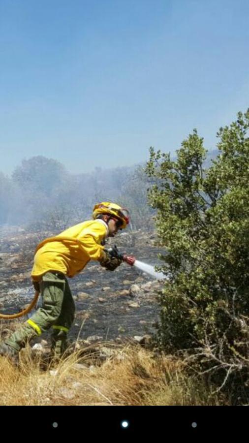 Declarado un incendio en Arroyo de San Serván sin peligro para la población