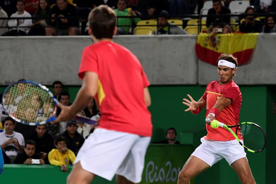 Rafael Nadal y Marc López son campeones olímpicos de dobles