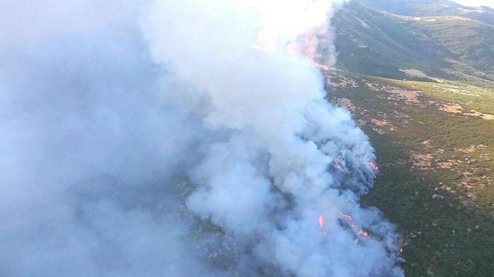 Incendio en el Valle del Jerte