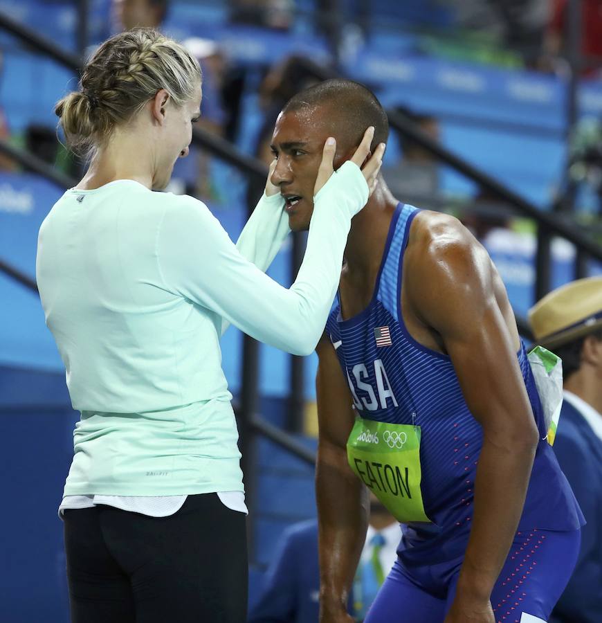 El estadounidense Ashton Eaton conserva la medalla dorada de decatlon