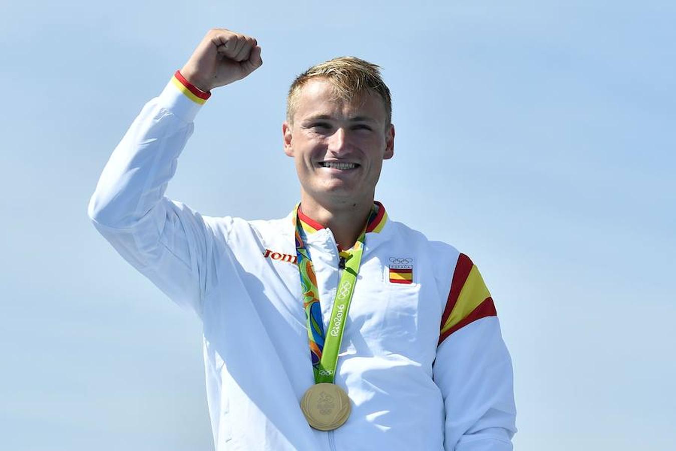 Martes, 16 de agosto: Marcus Walz ganó el oro en la final de K1 1.000. El español consiguió la cuarta medalla dorada para España en los Juegos Olímpicos de Río. Fotografía: Agencias