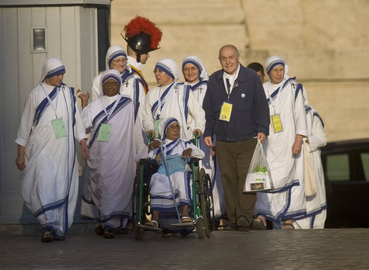 Domingo, 4 de septiembre: El papa Francisco canoniza a la fundadota de las Misericordias de la Caridad, La Madre Teresa de Calcuta Fotografía : Agencias