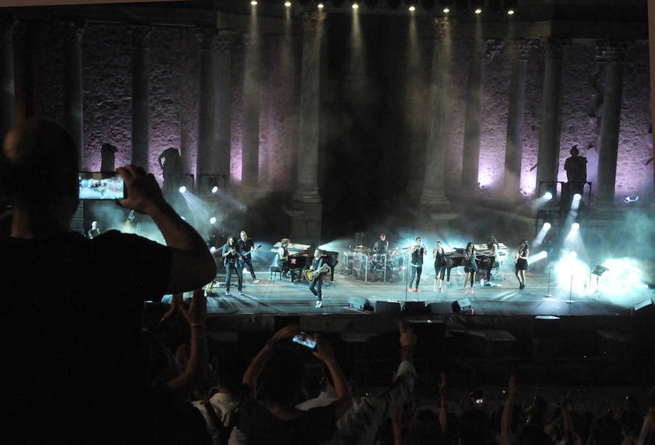 Alejandro Sanz brilla en el Teatro Romano