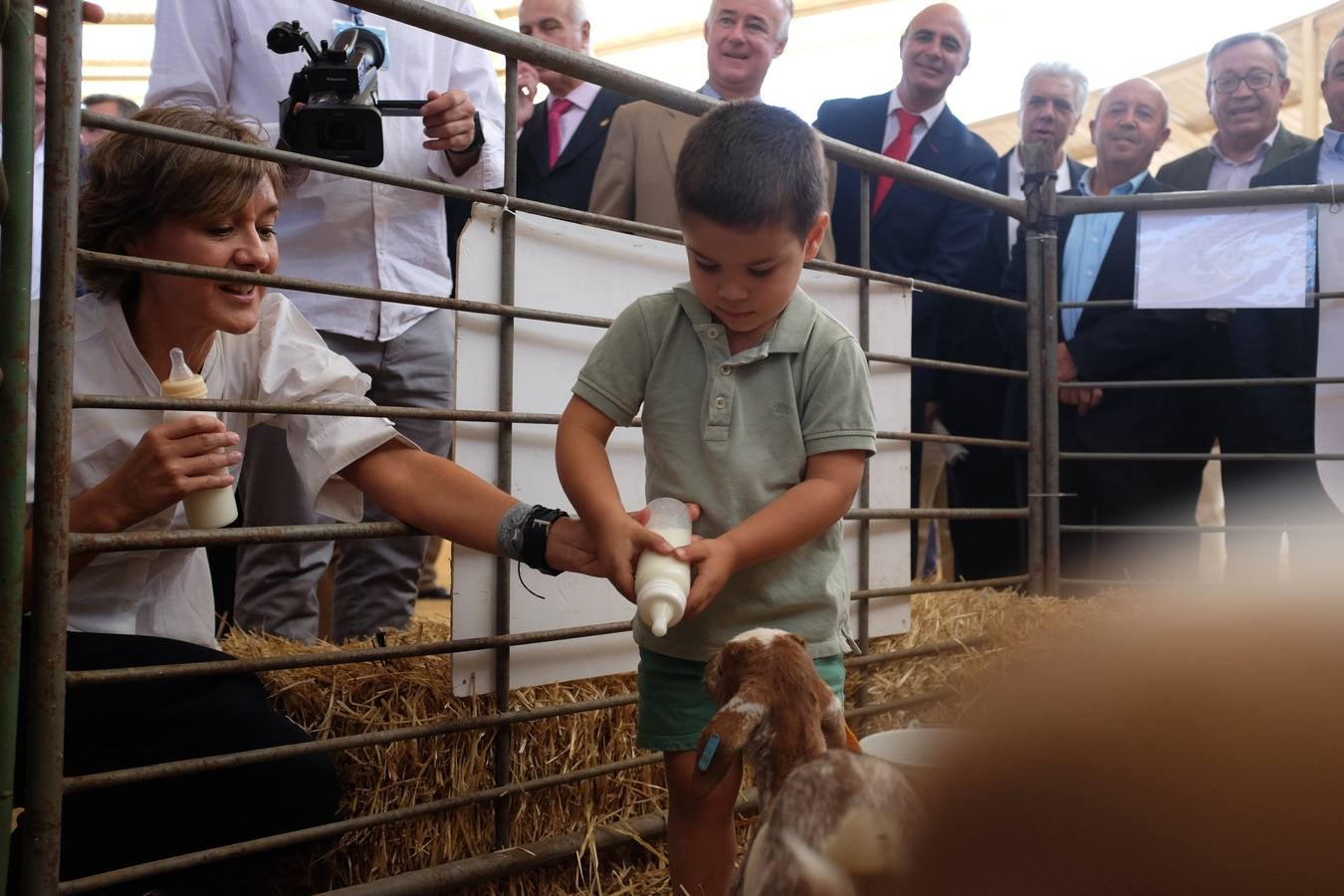 Jueves, 29 de septiembre: La ministra de Agricultura, Isabel García Tejerina, inauguró la Feria Internacional Ganadera de Zafra junto con el presidente de la Junta de Extremadura, Guillermo Fernández Vara. Fotografía: Verónica Conejo