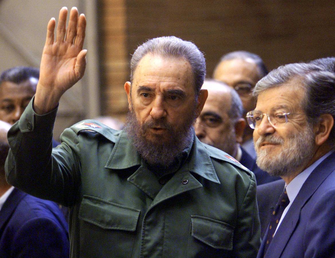 Visita de Fidel Castro a Extremadura