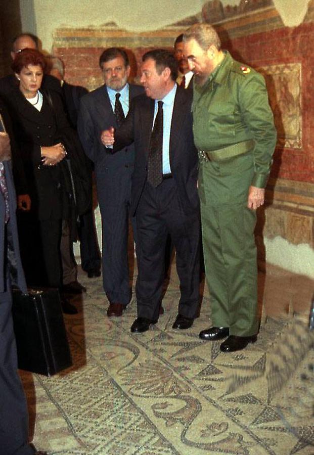 Visita de Fidel Castro a Extremadura
