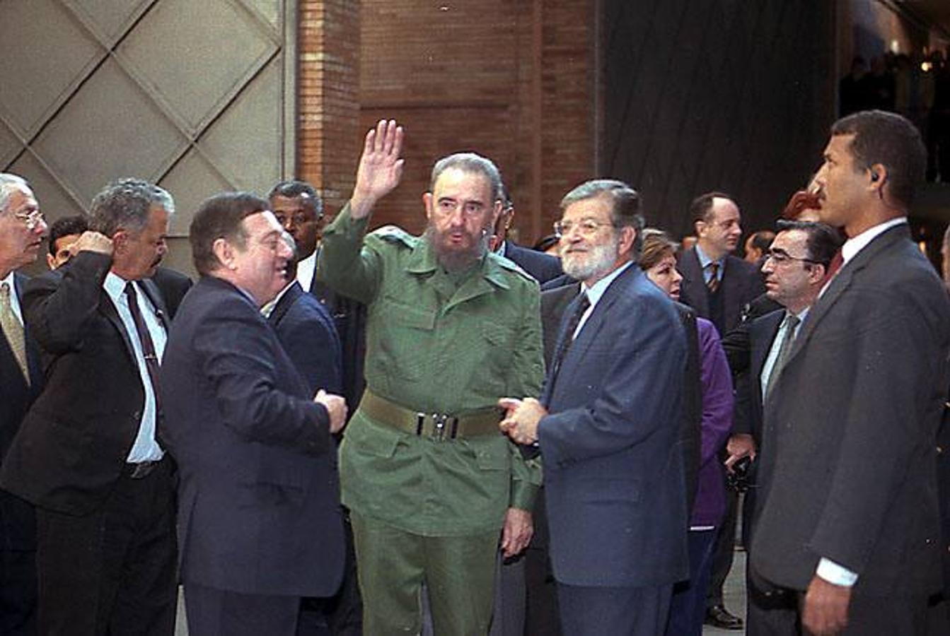 Visita de Fidel Castro a Extremadura