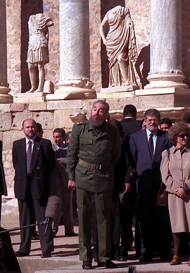 Visita de Fidel Castro a Extremadura