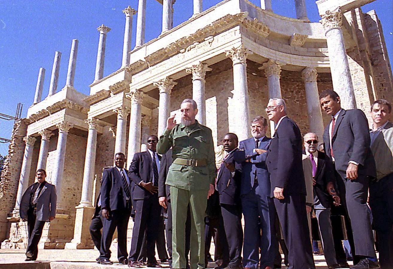 Visita de Fidel Castro a Extremadura