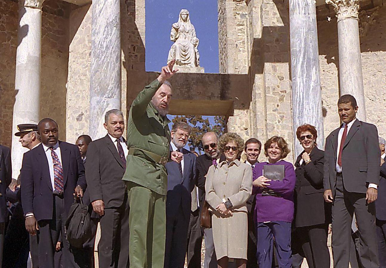 Visita de Fidel Castro a Extremadura