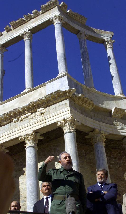 Visita de Fidel Castro a Extremadura