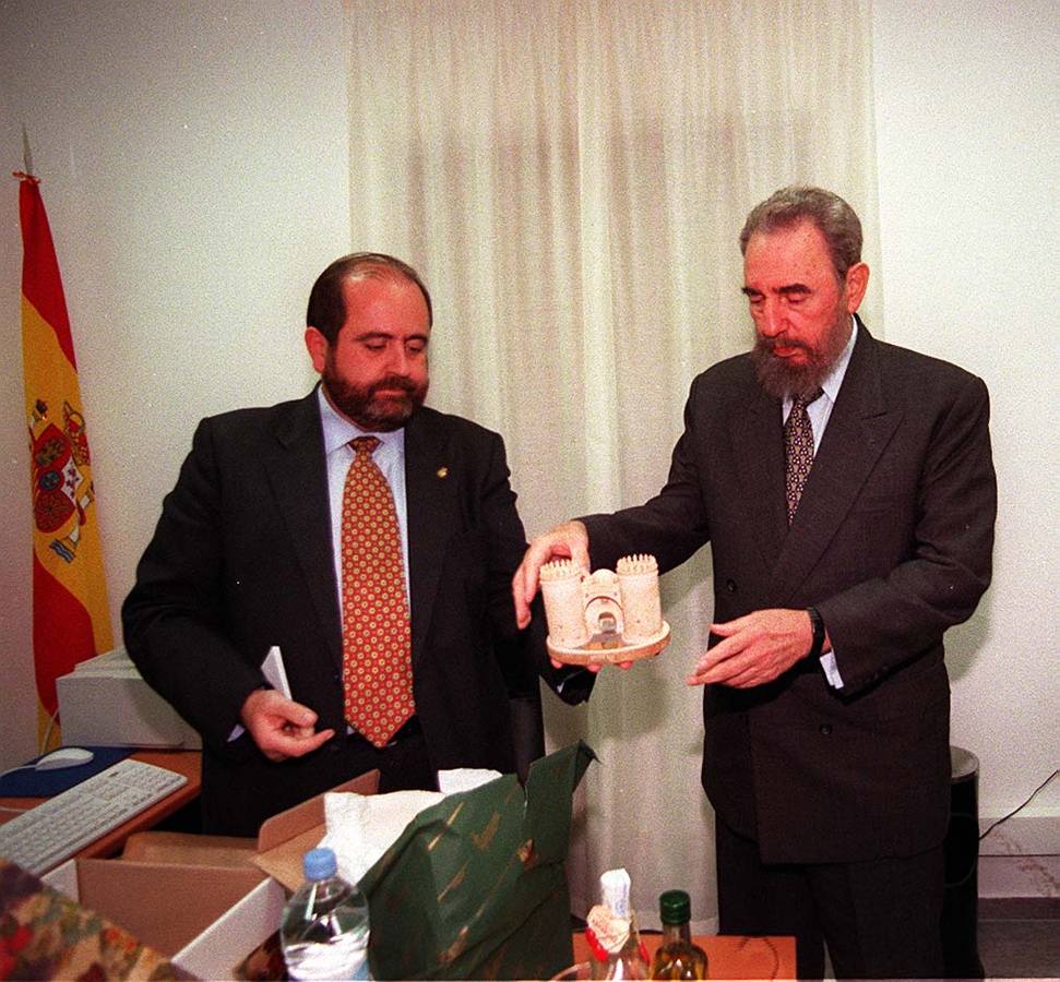 Visita de Fidel Castro a Extremadura