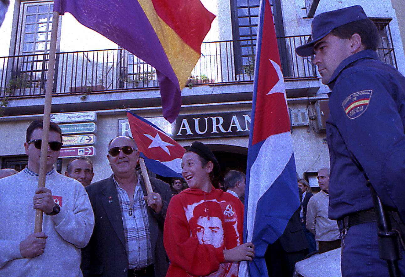 Visita de Fidel Castro a Extremadura