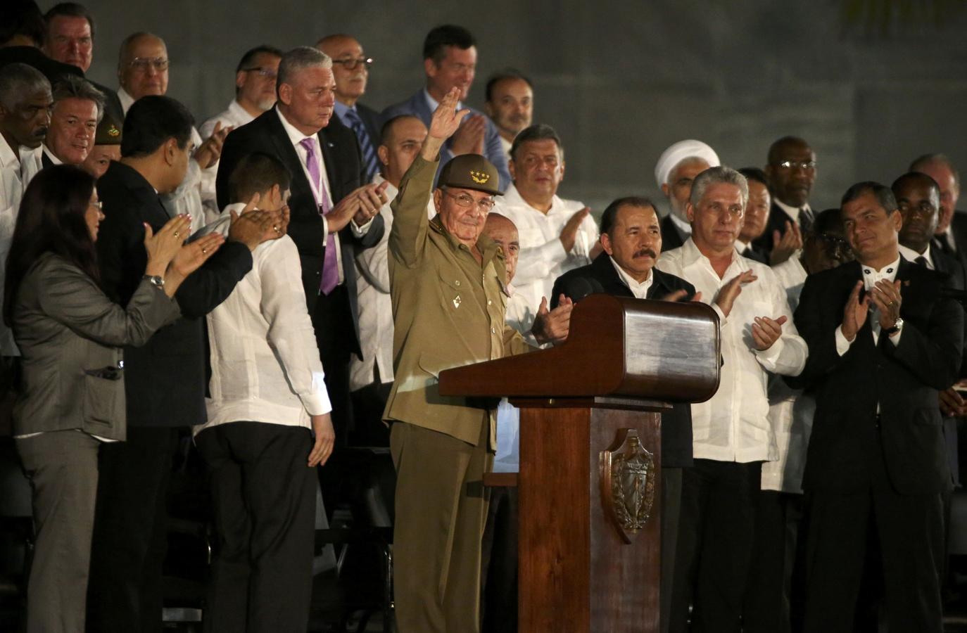 Miércoles, 30 de noviembre: Funeral de Estado en La Habana por la muerte del dictador Fidel Castro. Fotografía: Agencias