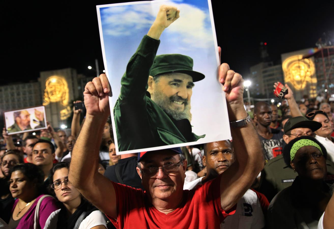 Miércoles, 30 de noviembre: Funeral de Estado en La Habana por la muerte del dictador Fidel Castro. Fotografía: Agencias