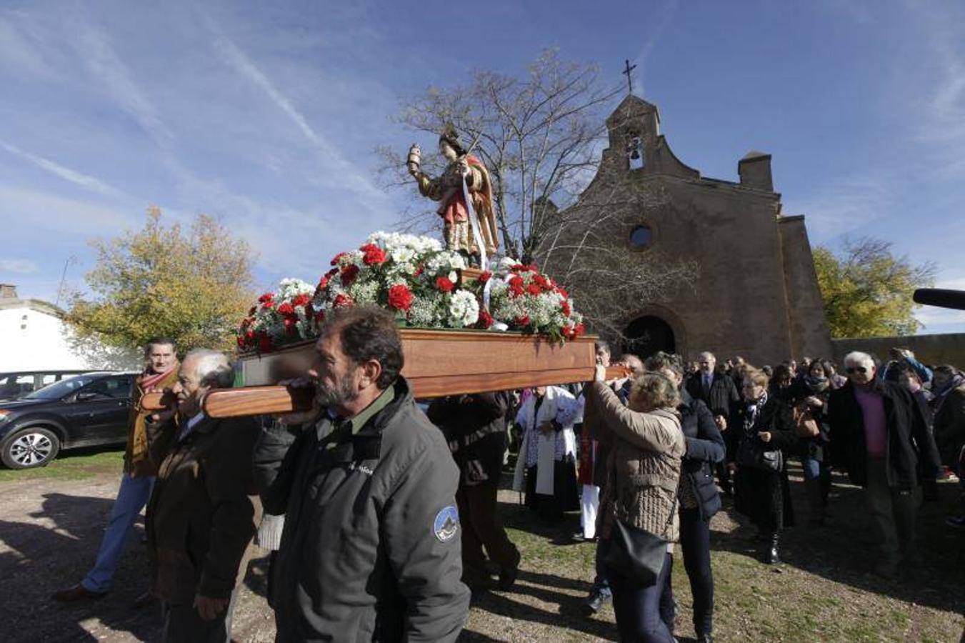 Homenaje a los mineros en Aldea Moret