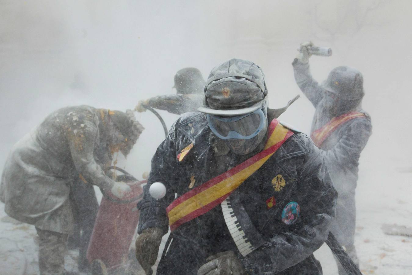 La batalla de &quot;Enfarinats&quot; en la ciudad de Ibi