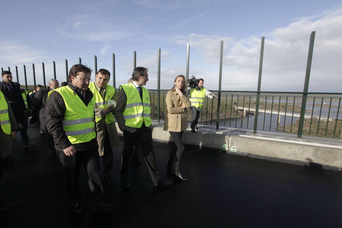 Visita del Ministro de Fomento, Íñigo de la Serna, visita las obras del AVE