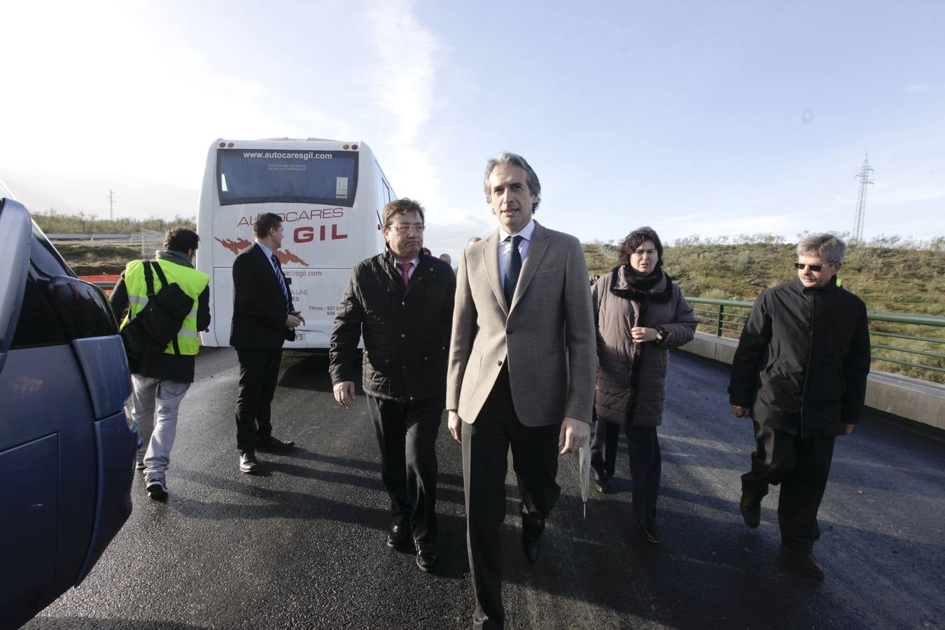 Visita del Ministro de Fomento, Íñigo de la Serna, visita las obras del AVE