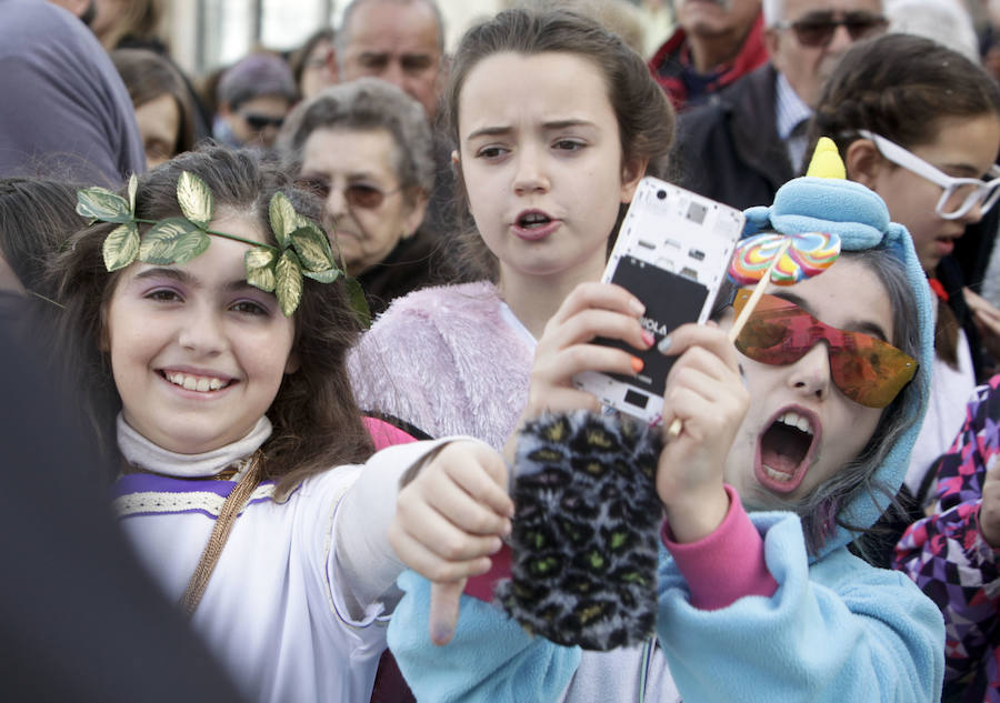 Lavanderas y aguadores, en la quema del Pelele