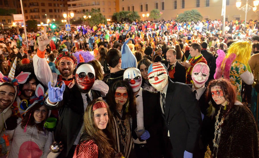 Ambiente nocturno en el sábado de Carnaval