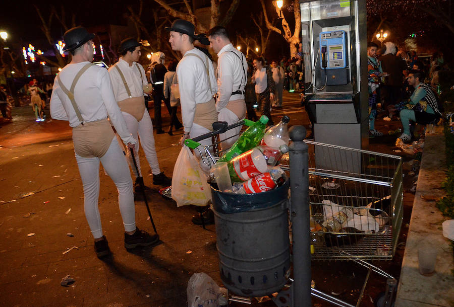 Ambiente nocturno en el sábado de Carnaval