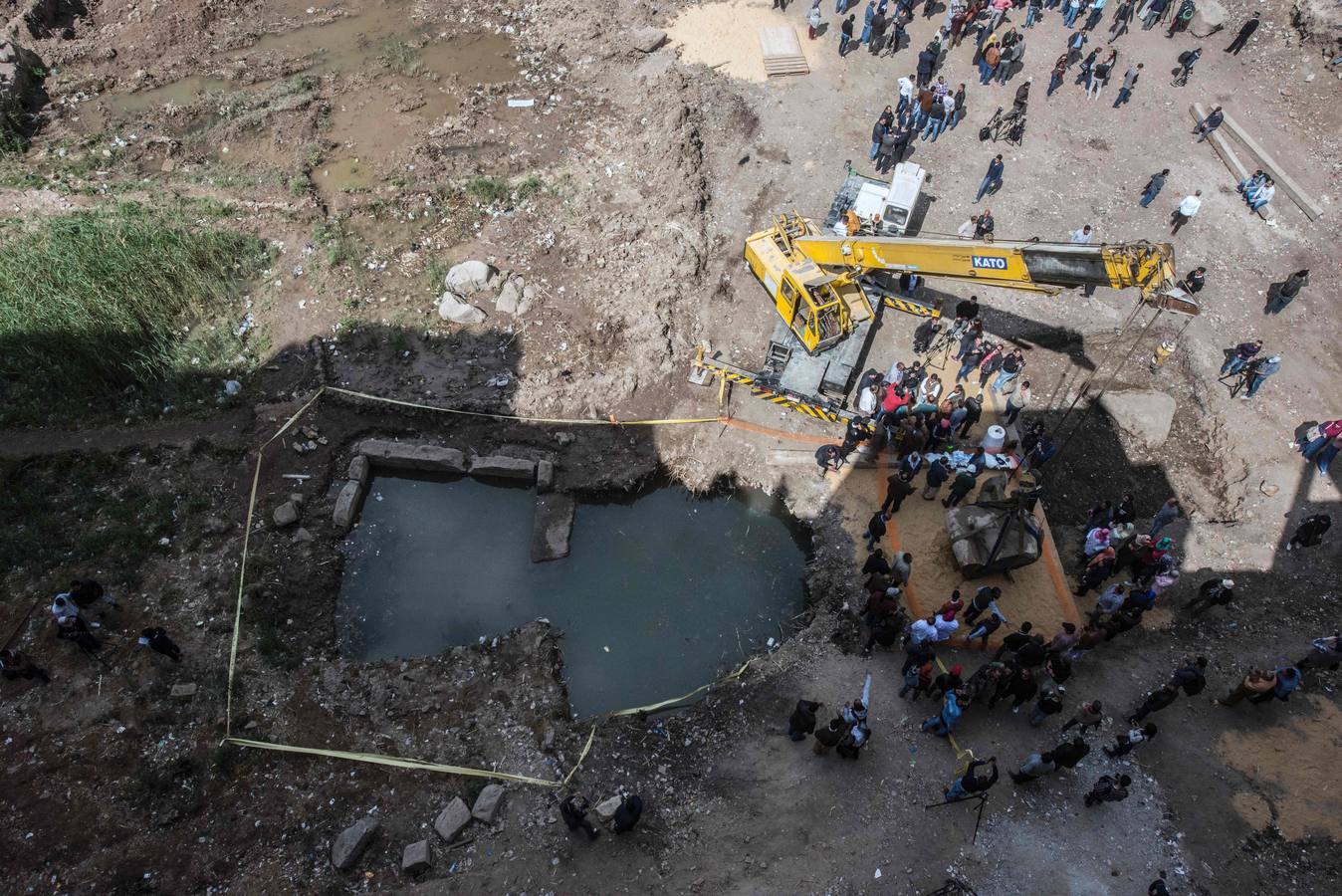 Descubren nuevas esculturas en El Cairo