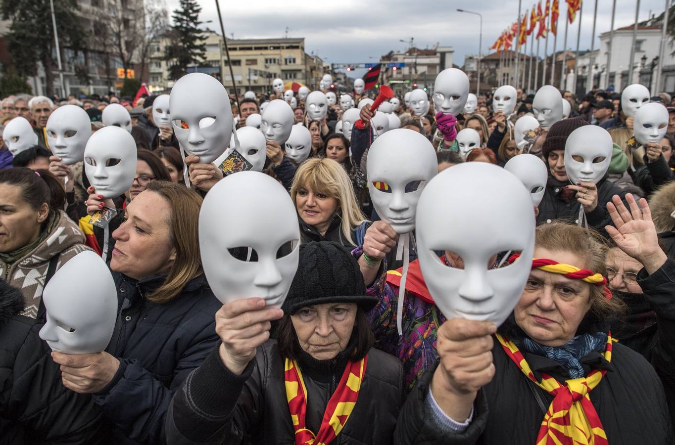 Manifestación de la Iniciativa Civil para Macedonia Unida