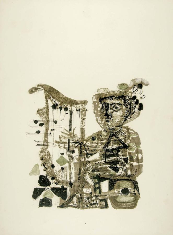 Gargantúa. Novela de François Rabelais con litografías de Antoni Clavé. Capítulo XXIII.