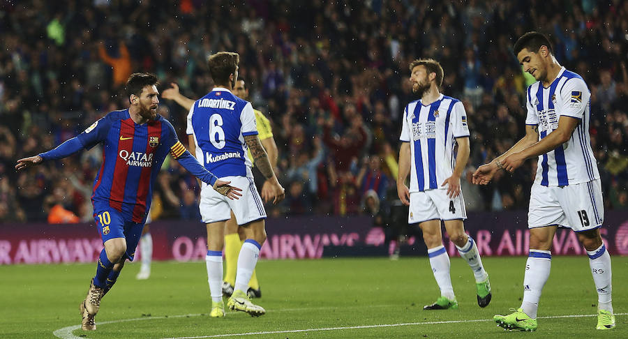 El Barcelona-Real Sociedad, en imágenes