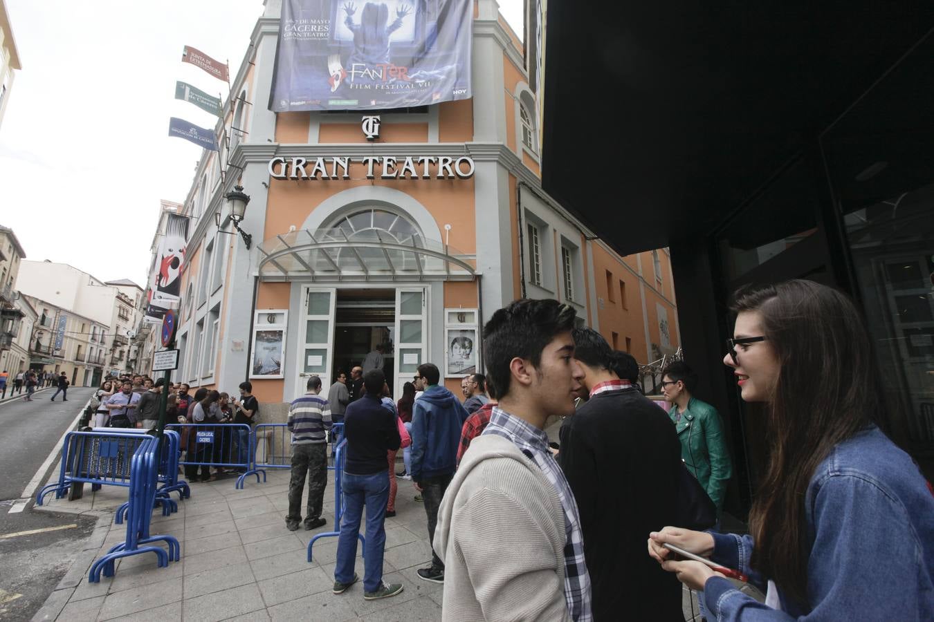 Sábado, 6 de mayo: Éxito de la séptima edción del Festival de Cine fantástico y de Terror, Fanter, en Cáceres. Fotografía: Lorenzo Cordero