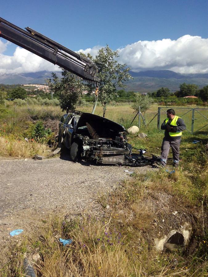 Accidente en Madrigal de la Vera