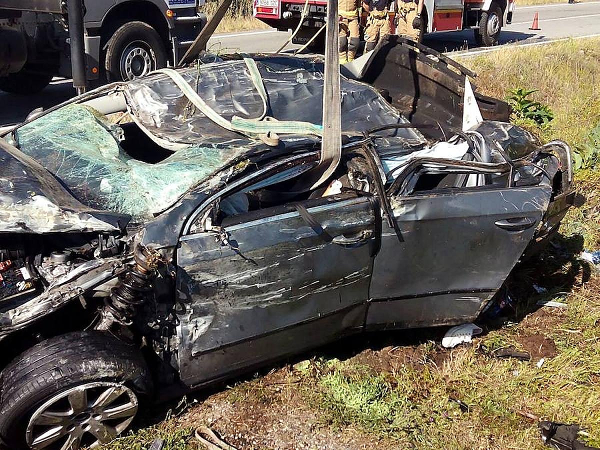 Accidente en Madrigal de la Vera