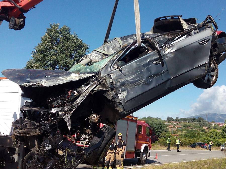 Accidente en Madrigal de la Vera