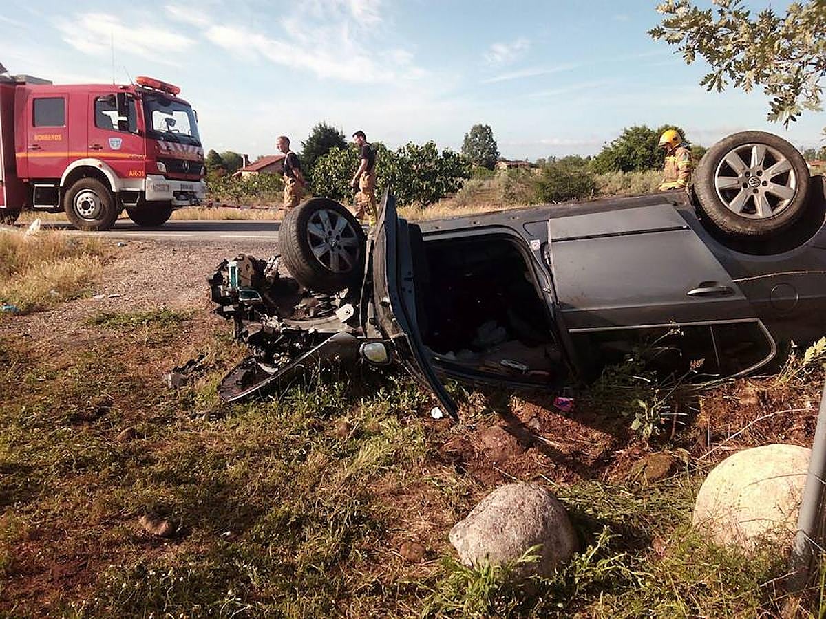 Accidente en Madrigal de la Vera